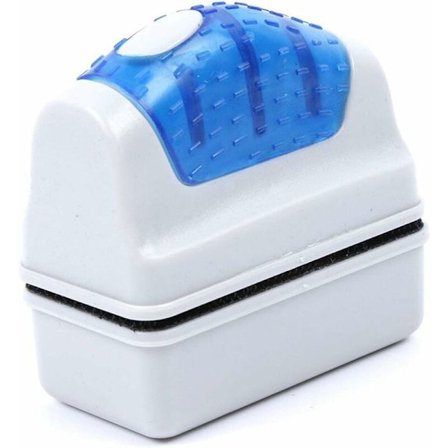 Magnetisk glasrensningsbørste Glasmagnetrenser Algeskraber Rengøring Flydende børste til akvarium Fisketank Størrelse S KLB