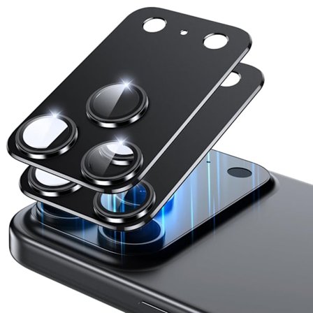 iPhone 17 Pro Max Kameraskydd 3-Pack Minimal Tjocklek, Maximalt Skydd