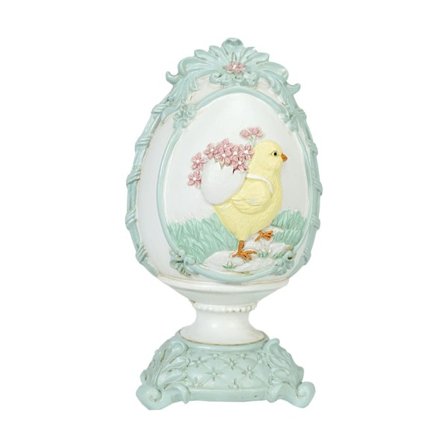 Pizza Ornament Egg, Kanin Ornamenter Kreative Tegneserie Malet Egg Hjem Soverom Vindu Dekorasjoner 1stk Sett Statue (B, En Størrelse)