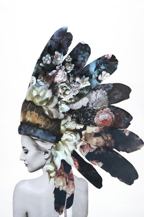 Malerifabrikken - Juliste Indian Couture - Valkoinen - Julisteet - - Homeroom