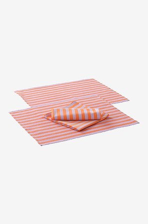 Jotex - Bordstablett Med 2-pack Servett Med 2-pack Orange/lila FRIDOLIN - Köp Bordstabletter hos Jotex