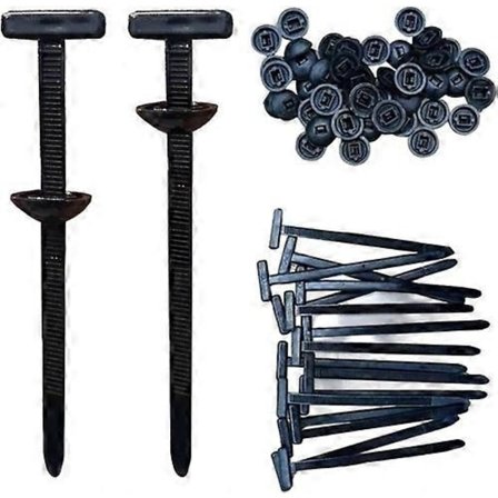 Nylon Universal Kabelbuntspenne, 10-100 stk. Pinne- og knappebuntbånd Selvlåsende-Perfekt