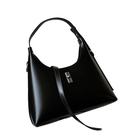 Äkta Läder Kvinnors Chic Crossbody Handväska 27x8x16cm Mångsidig Axelväska