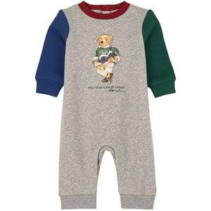 Kids - Ralph Lauren Bear Branded One-piece Grey 18 Months - All in ones - 18 months - Grey