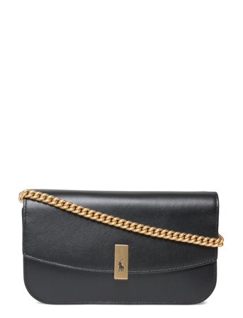 Polo Ralph Lauren Polo Id Leather Chain Wallet & Bag - Black - ONE SIZE