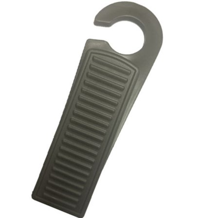 4 stk. dørstopper i gummi med krog, 1 tomme tyk dørstopper, der fungerer på alle gulvoverflader