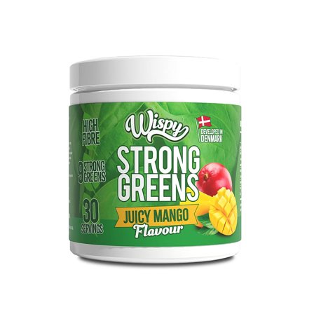 Wispy Nutrition Strong Greens 300 g Juicy Mango, Helse & Madvarer, Madvarer, Øvrige Fødevarer