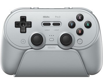 8BitDo-Pro 3 Bluetooth Gamepad Gray-Trådløs, profesjonell håndkontroller med ladedokk-Gaming Accessories-Håndkontrollere