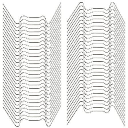 IC 100 st 301 W Typ Glasning Clips för Växthusglas, Växthus Glas Fönster Fästklämmor
