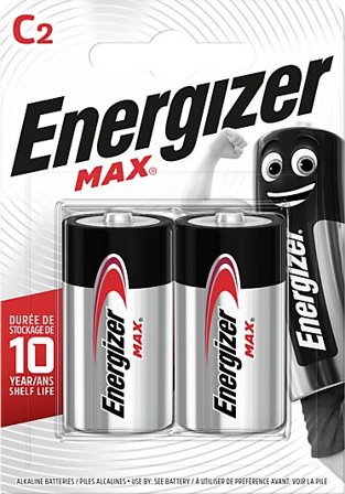 ENERGIZER BATTERI MAX C 2PAK
