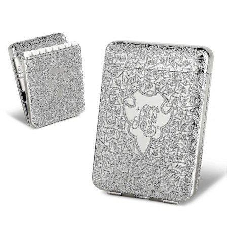 Cigaretetui i metal, Vintage Weed Cigaretholder, Peaky Blinders Æske til 16 King Size 84mm Cigaretter, Unikke Fødselsdagsgaver til Kvinder M...