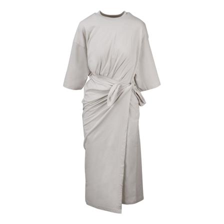 Balenciaga Body Wrap Kjole Grå, Dame