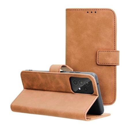 Galaxy A52s/A52 5G/A52 4G Lompakkokotelo Forcell Tender Ruskea
