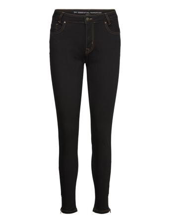 37 The Celinazip 101 High Slim Y Bottoms Jeans Slim Black My Essential Wardrobe