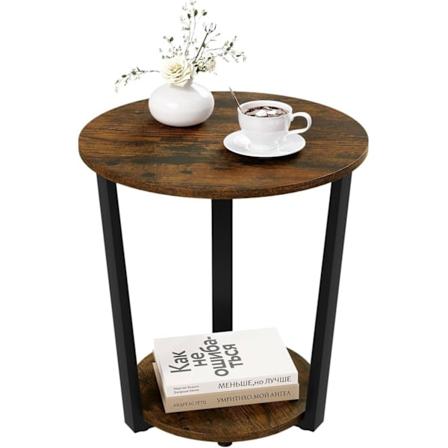Rootz py re sivup yt - sohvap yt - p typ yt - 2 hylly s ilytystilaa - kiinte ja tukeva - 50 cm x 53 cm x 50 cm