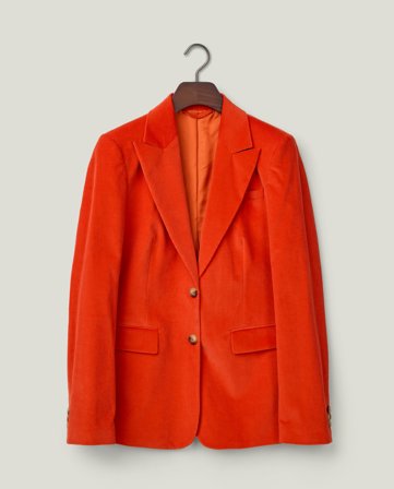 Lexington Tailored corduroy blazer, red