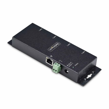 StarTech 4-PT SERIAL TO ETHERNET ADAPTER - DB9/RS232 OVER LAN CONVERTER CABL