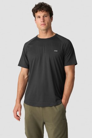 ICANIWILL - Stride Raglan T-shirt Graphite - Herre - ICIW