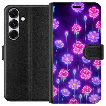 Yhteensopiva Lompakkokotelo Samsung Galaxy S25 Bloom Reverie Electric Petals