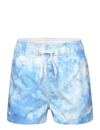 Swimshorts Bb Tiedye Badeshorts Blå Lindex*Betinget Tilbud