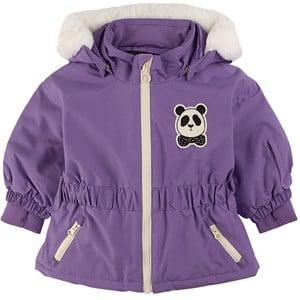 Mini Rodini Panda Soft Branded Ski Jacket Purple 140/146 cm - Coats and jackets - 140/146 cm - Purple