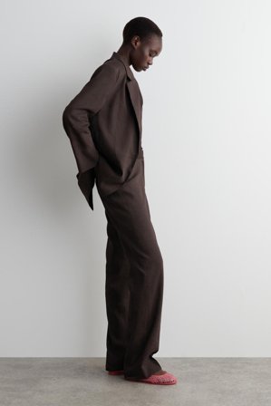 COS Women's Bailarinas De Gel Con Aberturas in Azul