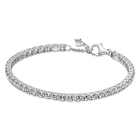 Käsikoru - PANDORA - 591469C01-18 - 925 Sterling Hopea - 18 cm - Kuutiollinen Zirkonia