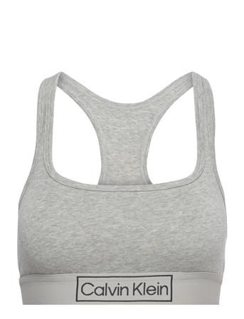 Unlined Bralette Lingerie Bras & Tops Soft Bras Tank Top Bras Grå Calvin Klein