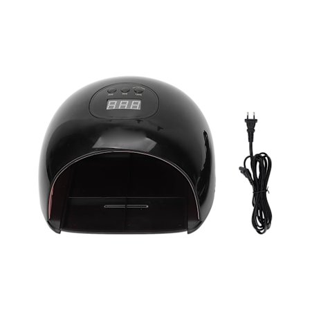 72W UV LED -kynsilamppu, jossa 36 valosirua, 180 asteen valaistus ja 3 ajastinasetusta kynsilakan kovettamiseen, EU-pistoke 100-240V