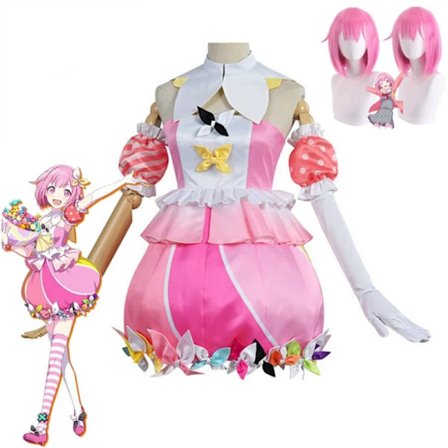 Project Sekai Colorful Stage! Ootori Emu Otori Emu Anime Cosplay Halloween Jul Karnevaali Juhlamekko Naisten Vaatteet S Puku ja Peruukki—jarx