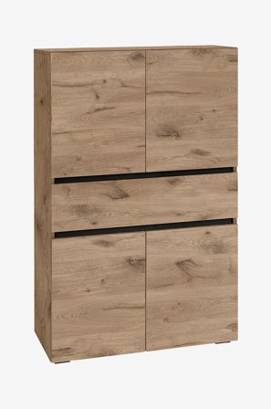 Loft24 - Wisla Badeværelsesmøbel med 4 låger og 1 skuffe - Beige - Badeværelsesmøbler - Fra Homeroom