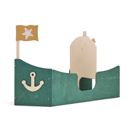 Play furniture FLOAT, boat, green