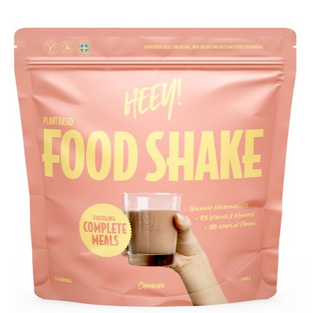 Heey! Vegan Food Shake Ateriankorvike suklaa 1400 g