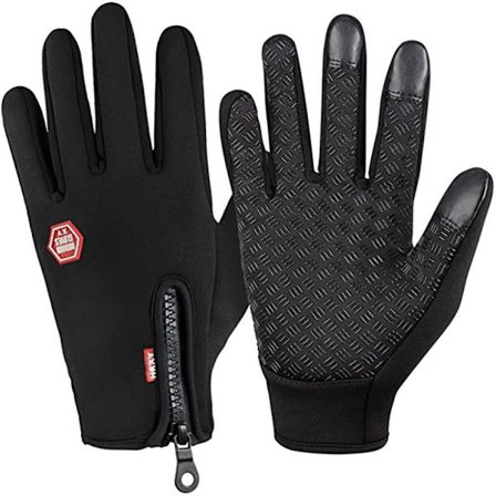 Touchscreen handsker til mænd - Vinter smartphone vandtætte vinterhandsker til mænd eller kvinder - Handsker til sport, fitness, vandtætte 
