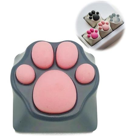 Grå Esc Mekanisk Tastatur Nøgle Katzen Pfote Keycap Custom Artisan Custom Cherry MX Switch Sød DIY Gave til Dreng Videospil Elskere