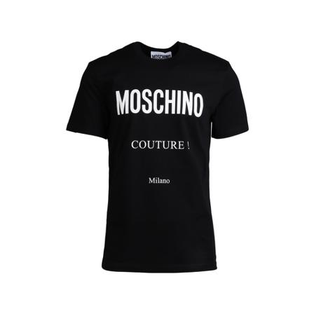 Moschino, T-Shirts Czarny, Mężczyzna, Rozmiar: S