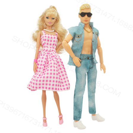 Barbie Film Series Dukke/Ken/Margot Robbie som