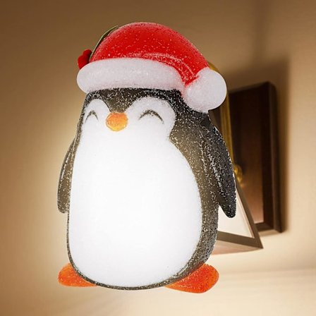 Jule Veranda Cover Penguin Udendørs Julelampe Dekoration