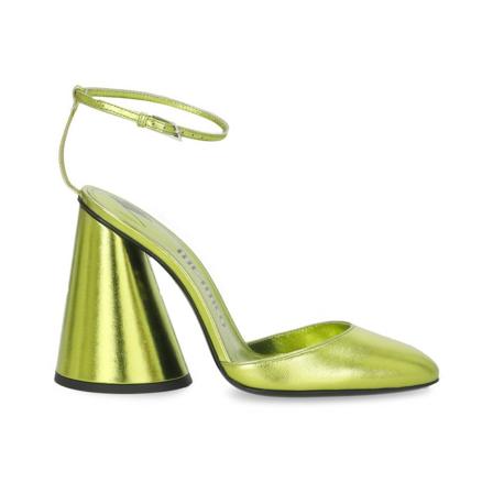 The Attico, High Heel Sandals Zielony, Kobieta, Rozmiar: 36 EU