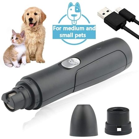 Klosliper for hund og katt, neglesliper, klopleie, USB