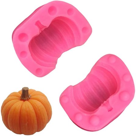 Form i silikon Gresskar silikonform 3D Halloween Gresskar Ba