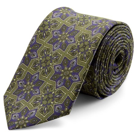 Breck Silk Brux Tie for Men - Patterned Ties