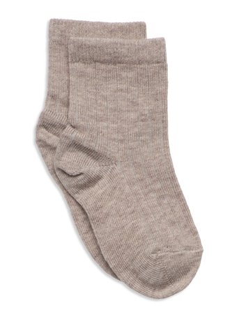 mp Denmark Cotton Rib Socks - Brown - 29/32