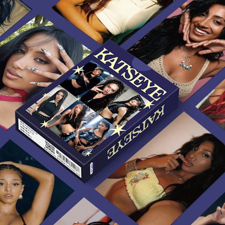 55 Katseye holografiske fotokort - K-pop jentegruppe fotokort, album merchandise og fan supportartikler.