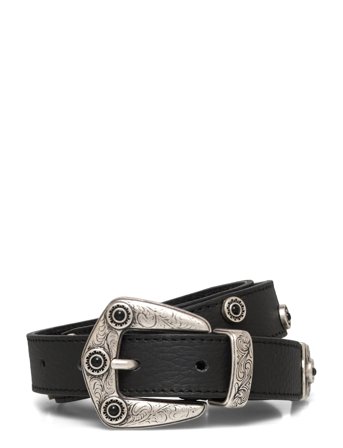 Cala Jade | Stud Belt, Black Silver, 90 | 90