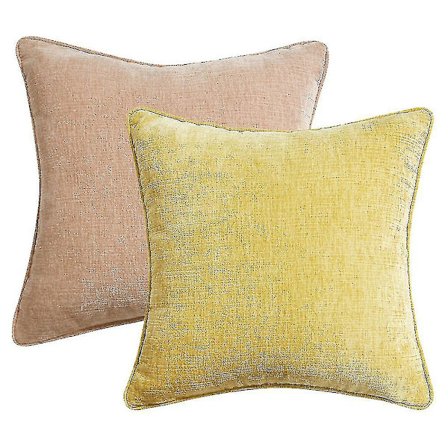 Putetrekk i ensfarget plissé, nederlandsk fløyels sofa putetrekk, nattbord putetrekk