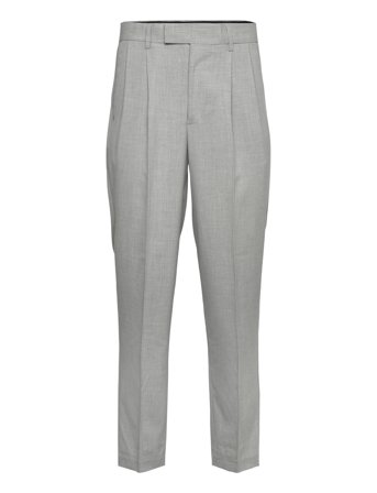 Lindbergh Relaxed Straight Leg Formal Pants - Grey - M