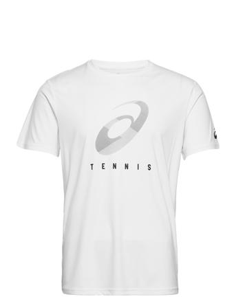 Court M Spiral Tee T-shirt Hvid Asics