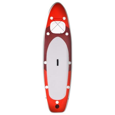 Vidaxl Upplåsbar Sup-bräda Set Röd 300x76x10 Cm Röd
