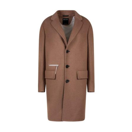 Ermenegildo Zegna, Trench Coats Bruin, Heren, Maat:L